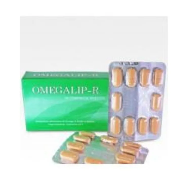 QUALITY FARMAC Srl Omegalip-R 30 Compresse - Integratore per il Colesterolo Sale