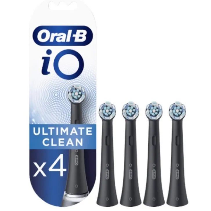 PROCTER Oral-B Testine di Ricambio IO Ultimate Clean Black 4 pezzi Best