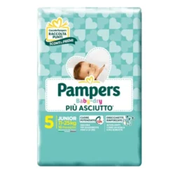 FATER SpA Pampers Baby Dry Pannolini Junior 5 11-25 Kg 16 pezzi Discount
