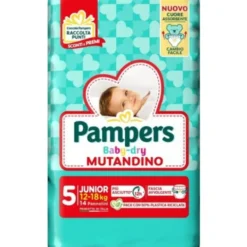 FATER BABYCARE Pampers Baby Dry Pannolino Mutandino Junior Taglia 5 12-18 Kg 14 pezzi Best