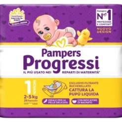 FATER BABYCARE Pampers Progressi Sensitive Newborn Misura 1 28 pezzi Sale
