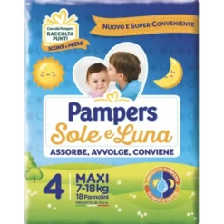 FATER SpA Pampers Sole & Luna Maxi 18 pezzi Hot