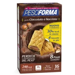 NUTRITION & SANTE' ITALIA SpA Pesoforma Biscotto Cioccolato e Nocciola 16 pezzi Online