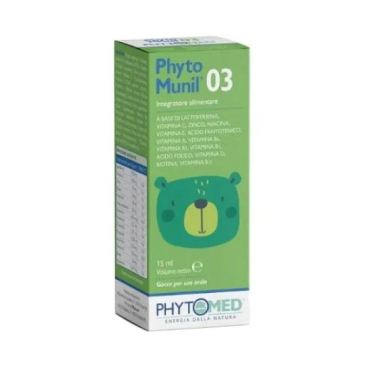 PHYTOMED Phytomunil 03 Gocce 15 ml - Integratore Difese Immunitarie Bambini Outlet