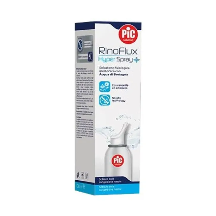 PIKDARE SpA Pic RinoFlux Hyper Spray Soluzione Fisiologica 100 ml Hot