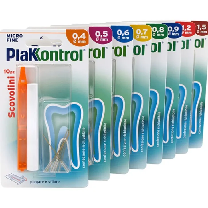 IDECO Plakkontrol Scovolino 0,8 mm 10 pezzi