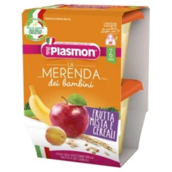 PRINCES ITALIA SpA Plasmon Merenda 4 Cereali 2 x 120 grammi New