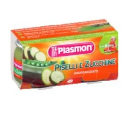 PLASMON (HEINZ ITALIA SpA) Plasmon Omogeneizzato Piselli e Zucchine 2 x 80 grammi