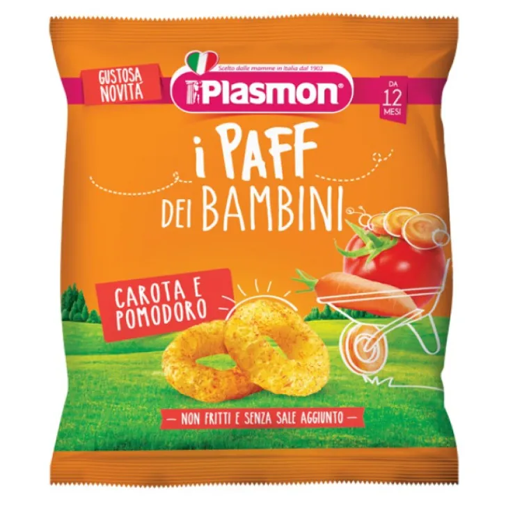 PRINCES ITALIA SpA Plasmon Paff Snack Pomodoro e Carote 15 grammi Online