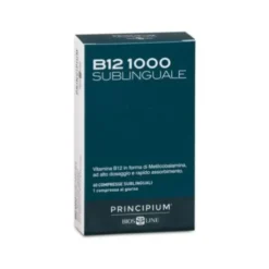 BIOS LINE Principium B12 1000 Sublinguale 60 Compresse - Integratore Energia e Sistema Nervoso Outlet