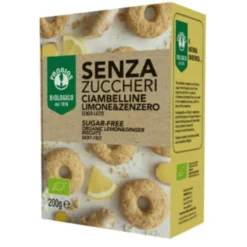 HEALTION Srl SOCIETA' BENEFIT Probios Ciambelline Limone e Zenzero Senza Zuccheri 200 grammi Discount