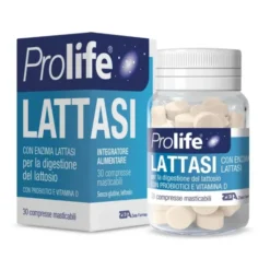ZETA FARMACEUTICI Prolife Lattasi 30 compresse masticabili - Integratore Intolleranza Lattosio Discount