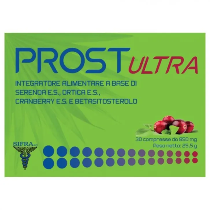 SIFRA Srl Prost Ultra 30 Compresse - Integratore Benessere Prostata Online
