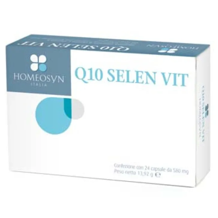 HOMEOSYN ITALIA Srl Q10 Selen Vit 24 Capsule - Integratore Alimentare Antiossidante Clearance