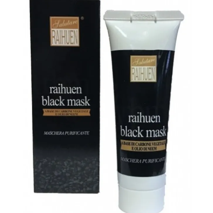NATUR-FARMA Srl Raihuen Black Mask Maschera Viso 50 ml New