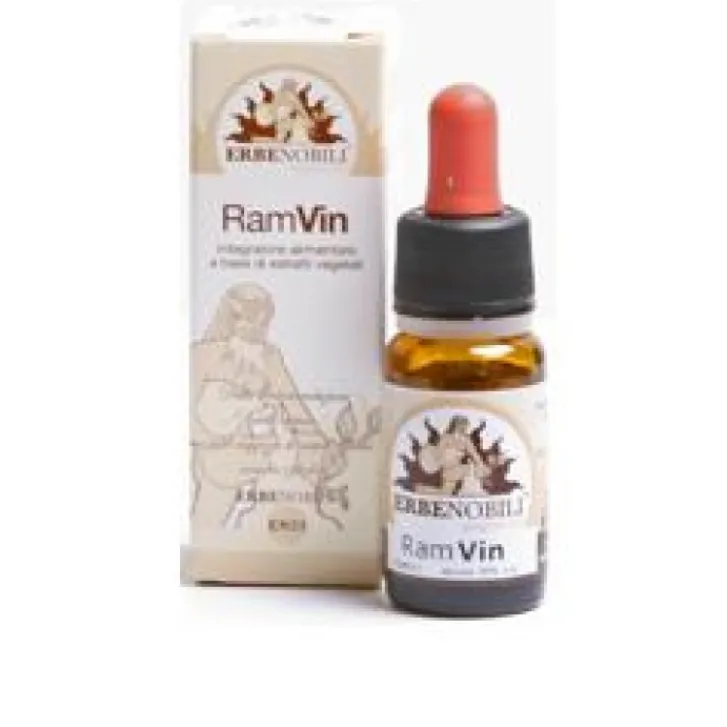 ERBENOBILI Srl Ramvin 10 ml - Integratore Depurativo dell'Organismo Clearance
