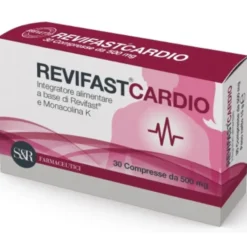 SF GROUP Revifast Cardio 30 Compresse - Integratore Benessere Cardiovascolare e Colesterolo Sale