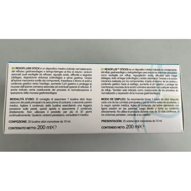 SHEDIR PHARMA Rexoflus 20 Stick - Dispositivo Medico Reflusso Hot