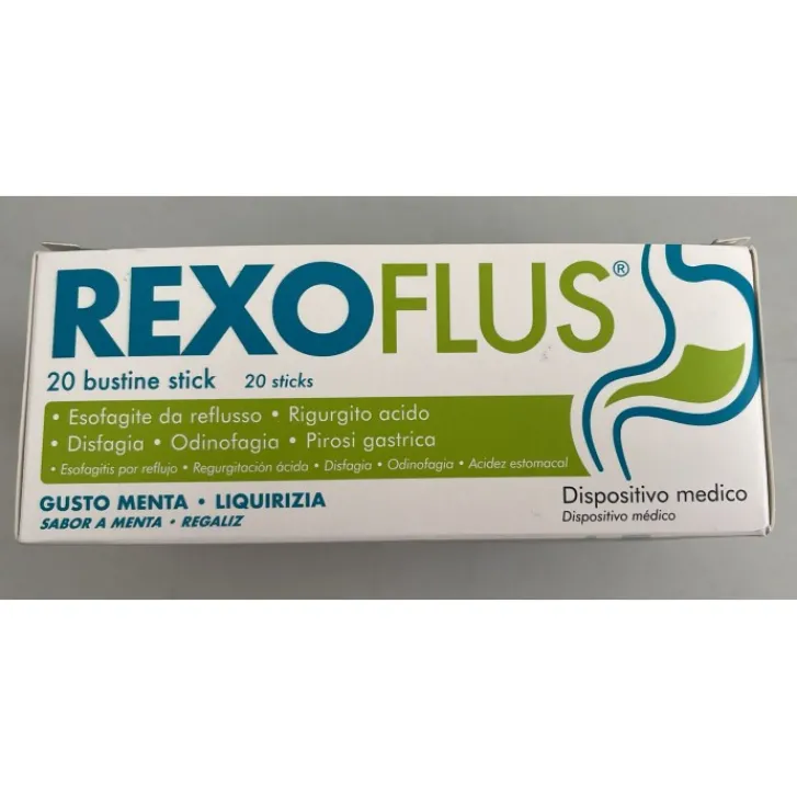 SHEDIR PHARMA Rexoflus 20 Stick - Dispositivo Medico Reflusso Hot