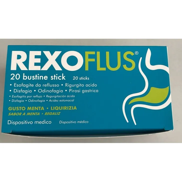 SHEDIR PHARMA Rexoflus 20 Stick - Dispositivo Medico Reflusso Hot
