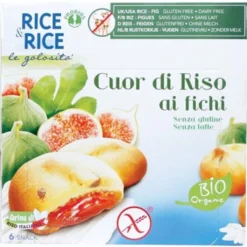 HEALTION Srl SOCIETA' BENEFIT Rice&Rice Cuor Riso Fichi 6 x 33 grammi New