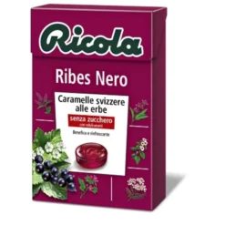 RICOLA AG Ricola Ribes Nero Caramelle Senza Zucchero 50 grammi