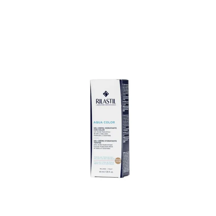 GANASSINI COSMETIC Rilastil Aqua Gel Crema Colorata Idratante Medium 40 ml Best