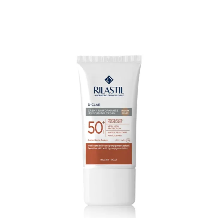 GANASSINI COSMETIC Rilastil Sun System D-Clar Solare Crema Uniformante Medium SPF 50+ 40 ml Clearance