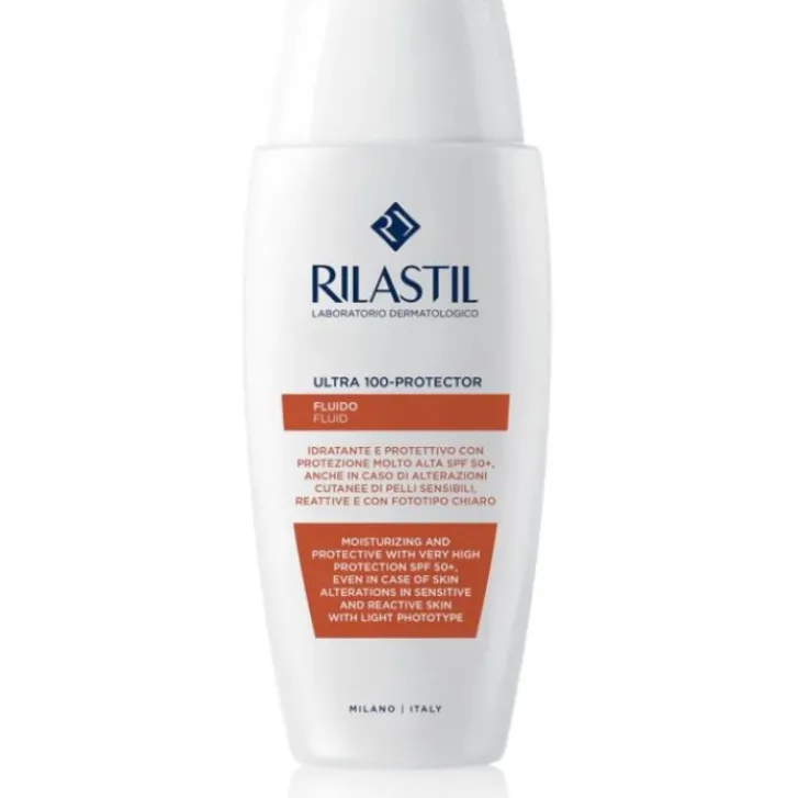 GANASSINI COSMETIC Rilastil Sun System Solare Ultra 100 Fluido Protezione Molto Alta 50 ml Outlet