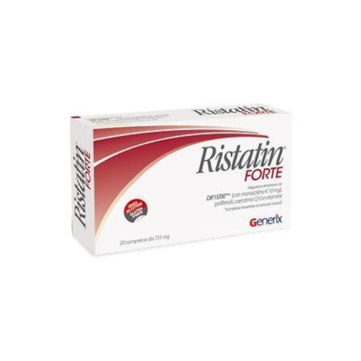 DIFASS INTERNATIONAL Srl Ristatin Forte 20 Compresse - Integratore per il Colesterolo Online
