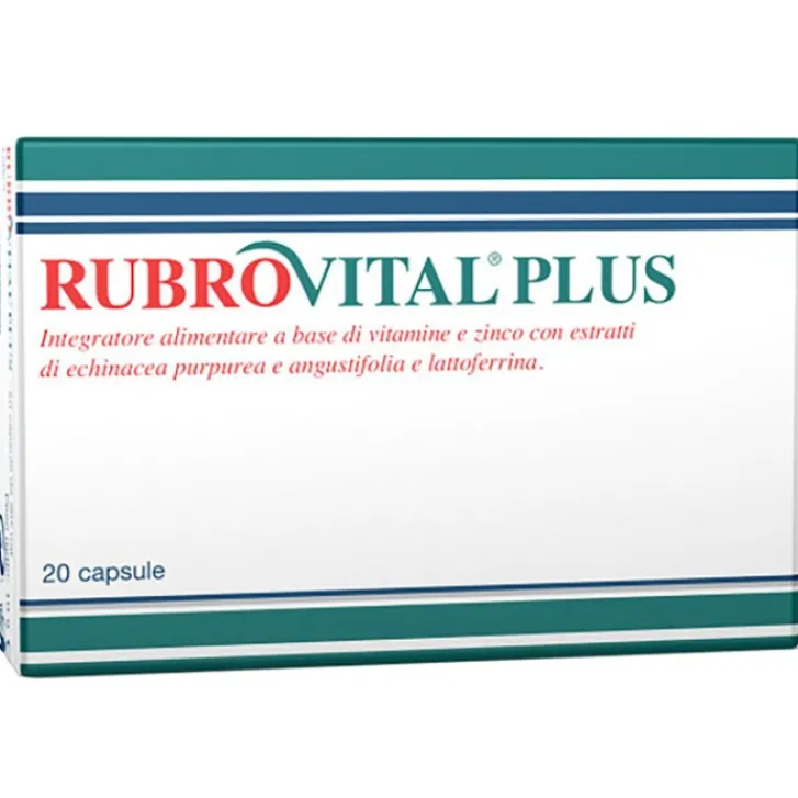 PIAM FARMA Rubrovital 20 Capsule - Plus Integratore Difese Immunitarie Outlet