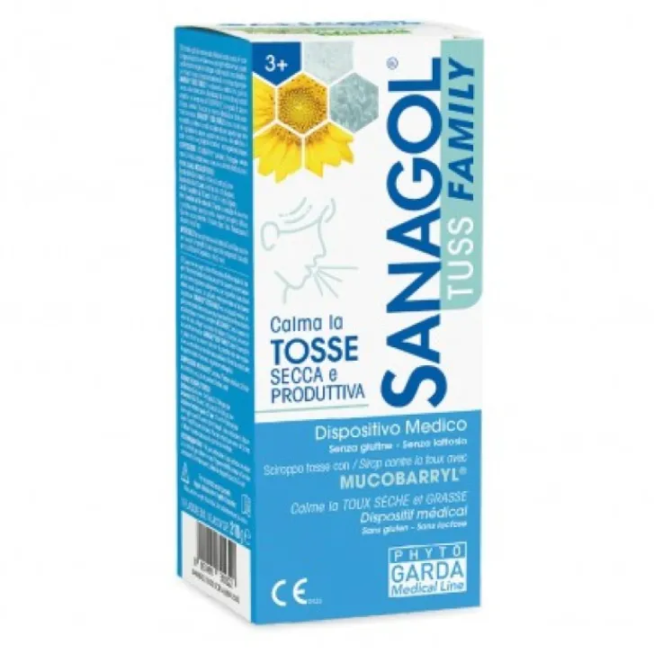 NAMED Srl Sanagol Tuss Sciroppo Adulti Bimbi 210 grammi
