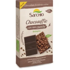 SARCHIO SpA Sarchio Soffio di Riso Cioccolato Fondente 75 grammi Outlet