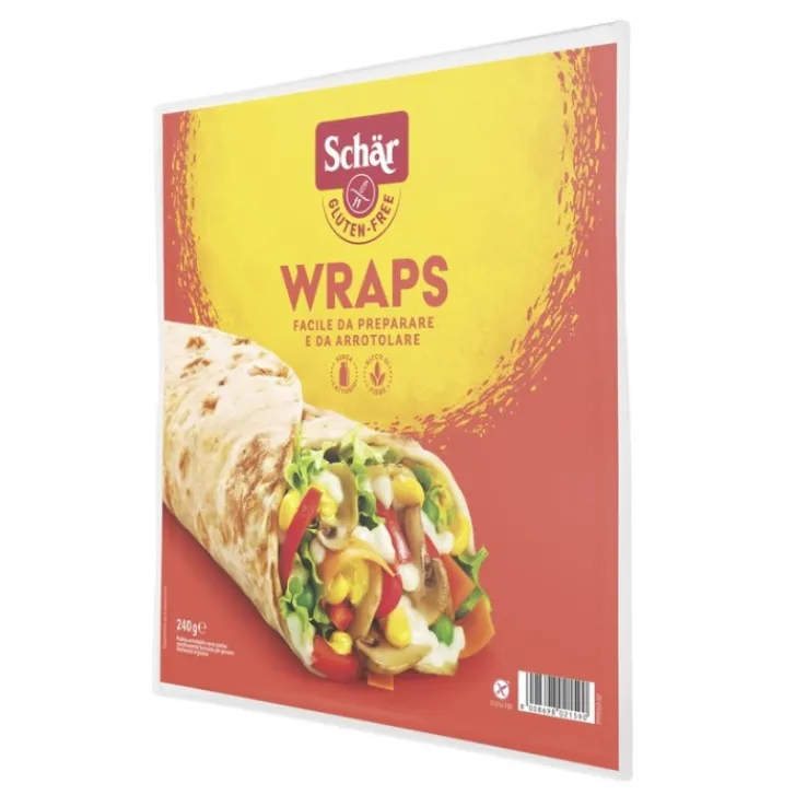 SCHAR BRV Schar Wraps Piadina Arrotolata 240 grammi Outlet