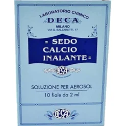 DECA LABORATORIO CHIMICO Srl Sedo Calcio Inalante Soluzione per Aerosol 10 Fiale da 2 ml Outlet