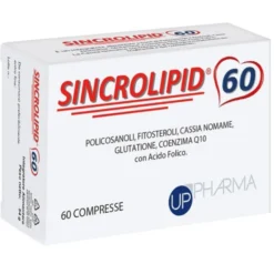 UP PHARMA Sincrolipid 60 compresse - Integratore Controllo Colesterolo Sale