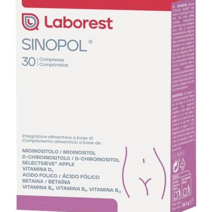 URIACH ITALY Sinopol 30 compresse - Integratore Sindrome Ovaio Policistico Discount