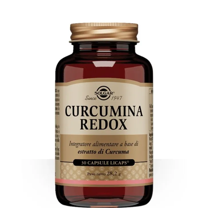 SOLGAR ITALIA Solgar Curcumina Redox 30 capsule - Integratore Antiossidante Discount