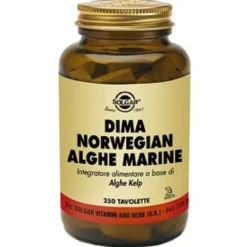 SOLGAR IT. MULTINUTRIENT SpA Solgar Dima Norwegian Alghe Marine 250 Tavolette - Integratore Metabolismo New