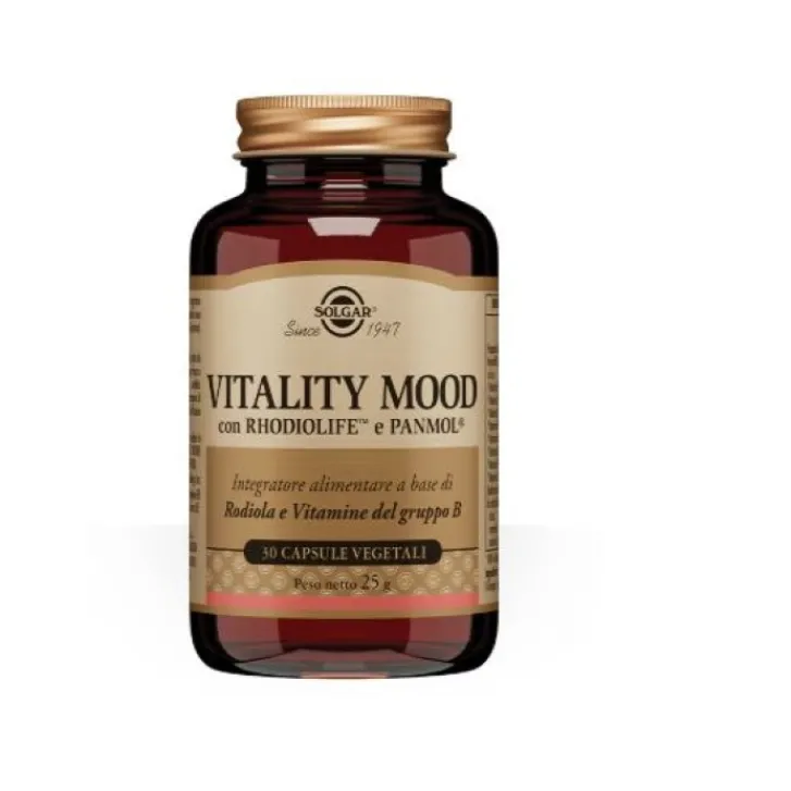 SOLGAR IT. MULTINUTRIENT SpA Solgar Vitality Mood 30 capsule - Integratore Tonico Online