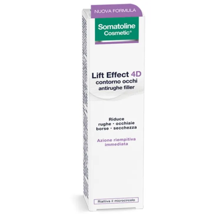 L.MANETTI-H.ROBERTS & C. SpA Somatoline Cosmetic Lift Effect 4D Contorno Occhi Antirughe Filler 15 ml Clearance