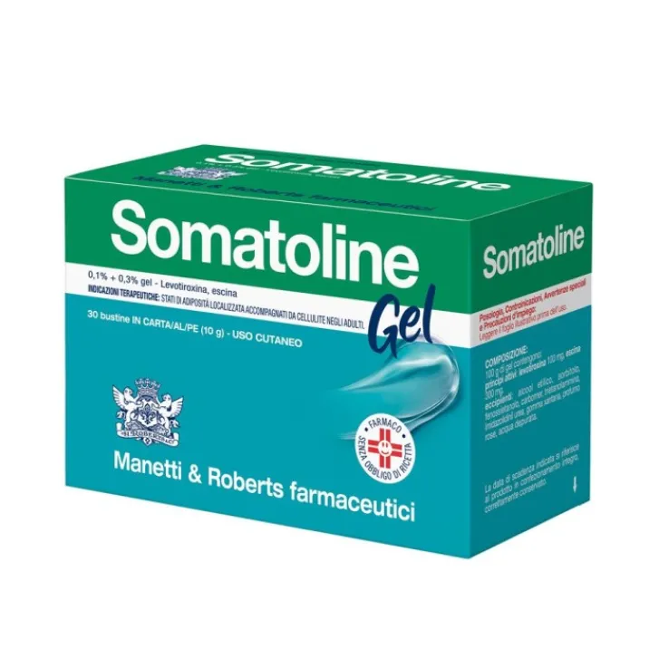 MANETTI OLYOS Somatoline Gel Trattamento Anticellulite 30 bustine