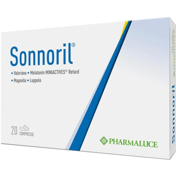 PHARMALUCE ELP Sonnoril 20 Compresse - Integratore Alimentare Sale