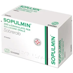SCHARPER SpA Sopulmin Granulato per Soluzione Orale 300 mg Sobrerolo 20 Bustine Discount