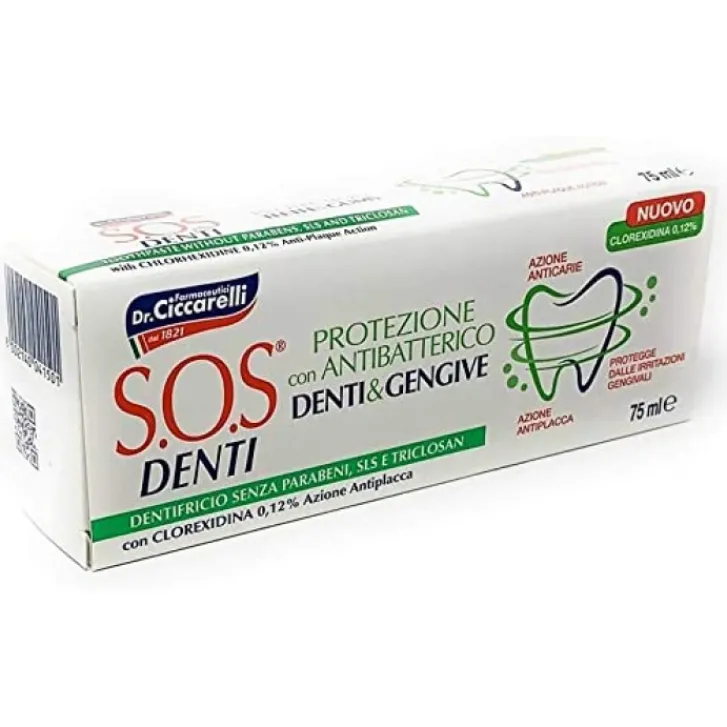 FARMACEUTICI DOTT.CICCARELLI SOS Denti Dentifricio Antiplacca 75 ml Online