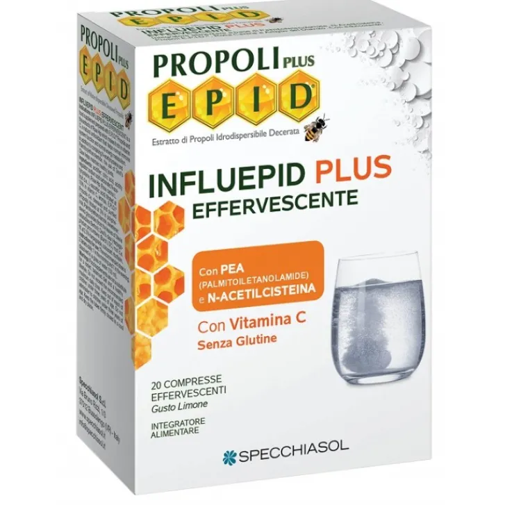 SPECCHIASOL NAMED Specchiasol Influepid Plus 20 Compresse Effervescenti - Integratore Difese Immunitarie Sale