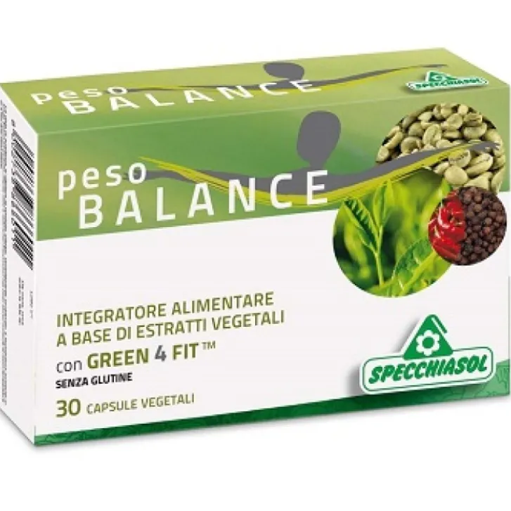 SPECCHIASOL Srl Specchiasol Peso Balance 30 Capsule - Integratore Bruciagrassi Hot
