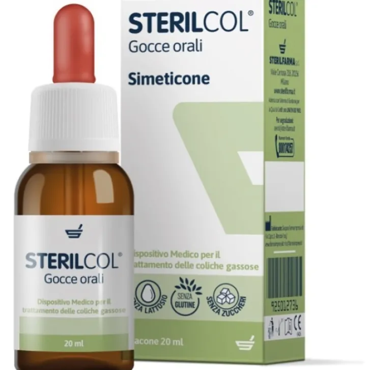 STERIL FARMA Stericol Gocce Orali Trattamento Coliche 20 ml New