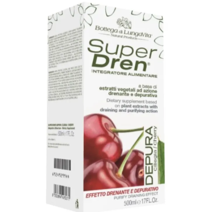 OFI SpA Superdren Depura Ciliegia 500 ml - Integratore Alimentare Discount