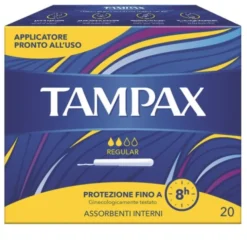 PRODOTTI FMC Tampax Blue Box Regular 20 pezzi Outlet